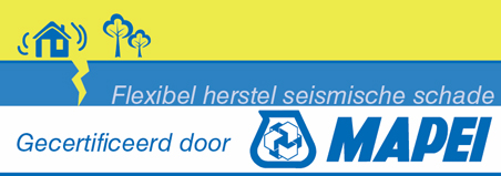 Mapei certificaat aardbevingsschade herstel